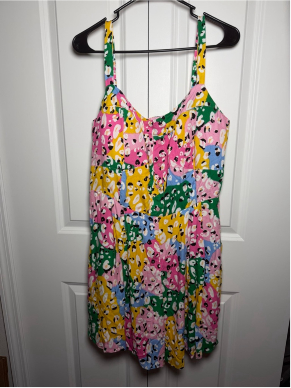white birch Plus 1X Multi-color Romper - Picture 1 of 10